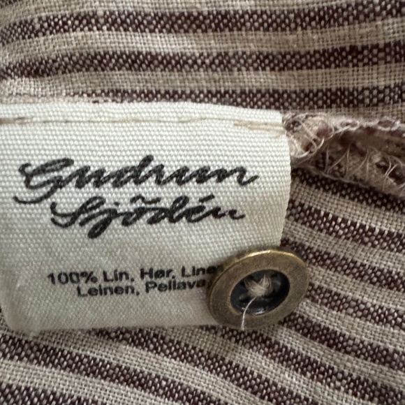 Gudrun Sjoden Lagenlook Linen Small Loose Fitting Dress - Picture 4 of 6